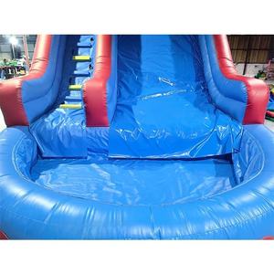 Toboggan aquatique gonflable commercial extérieur coloré à thème pour enfants et adultes, toboggan aquatique gonflable <span class=keywords><strong>avec</strong></span> <span class=keywords><strong>piscine</strong></span> pour fêtes <span class=keywords><strong>de</strong></span> plage estivales - Product Image 5