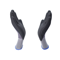 Gants de travail de précision antistatiques à écran tactile, en nylon spandex 15 jauges, enduits de mousse de nitrile noire, marque SNELL, faible MOQ personnalisé