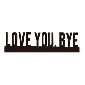 Goodbye Love You marco de puerta decoración de pared Punto de madera eslogan inglé<span class=keywords><strong>s</strong></span> signo para el hogar pasillo pegatina colgante de pared - Product Image 1
