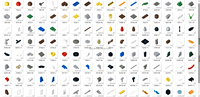 100 g/sac No.3941 brique ronde 2X2 avec trou d'essieu briques de construction figurines briques compatibles avec les Kits de construction Leguoguo