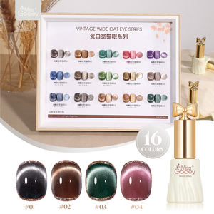 Miss Gooey Cat kuku Gel mata kucing kustom perlengkapan Salon Hema gratis 15 warna Cat kuku Gel magnetik Set pemoles Gel Label pribadi - Product Image 3