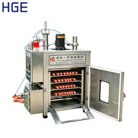Four à fumage industriel en acier inoxydable, four à fumage à froid 30 kg, four à fumage automatique pour viande, poisson, saucisses, moteur haute efficacité CE