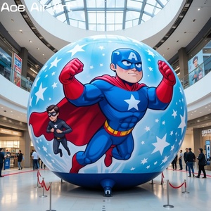 Hombre murciélago inflable al aire libre y superhombre inflable para publicidad y actividades promocionales, globo de superhéroe inflable gigante - Product Image 5