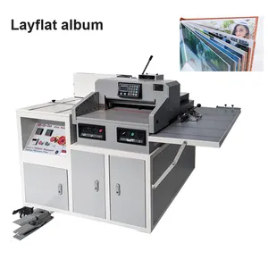 DOUBLE100 Top Rated Photo Book Album Machine Butterfly Layflat for Magazine Maker