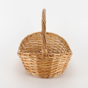 Giỏ Đựng Quà Giá Rẻ Bán Buôn Giỏ Đan Lát Trái Cây Rỗng Có Tay Cầm - Product Image 3