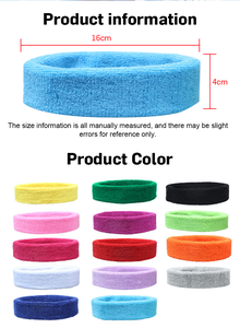 Ensembles de bandeaux et de bracelets pour femmes, hommes, filles et garçons, bandeaux de sport confortables, bandeaux de basket-ball - Product Image 5