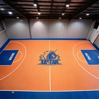 Revêtement de sol sportif en PVC Runsure, facile à nettoyer, rénovation de sols anciens pour salle de danse, résistant à l'usure, fourni par le fabricant pour le marché thaïlandais