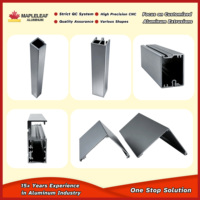 Profils en aluminium pour l'architecture de protection solaire, profils en aluminium pour la protection solaire, protection solaire verticale, persiennes en aluminium