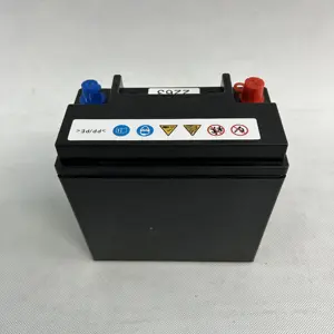 Hot Selling DIN14-SMF 12v 14ah Maintenance Free Car Auxiliary Battery 14ah AGM Car Battery For Land Rover Car Model: LR047630