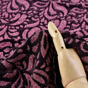New arrivals 190gsm warm material garment knitting jacquard fabric for women dress