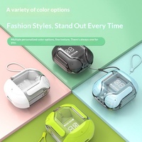 Auriculares Bluetooth Transparentes con Sonido de Alta Fidelidad, Batería de Ultra Larga Duración, Cómodos para Usar Todo el Día, Sonido Estéreo 3D