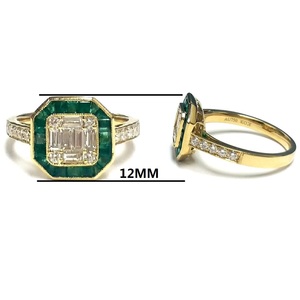 Offre Spéciale produits Massif véritable 18k bague en or jaune or laboratoire créé diamant bague solide or véritable bague en diamant - Product Image 2