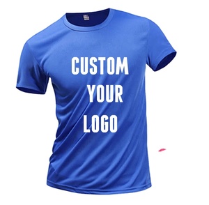 Camiseta deportiva de poliéster 100% de secado rápido con cuello redondo para hombre - Product Image 4