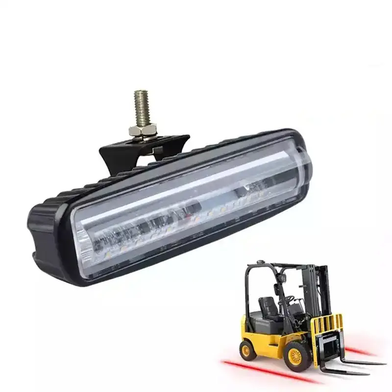 New Coming 18w High Brightness Safety Lamp Blue Red Led Straight Line Zone Danger Area Warning Light For Forklift