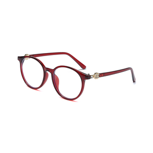 Lunettes de <span class=keywords><strong>lecture</strong></span> de forme ronde, monture PC, bon marché, usine directe, anti-lumière bleue, marché indien, Offre Spéciale - Product Image 1
