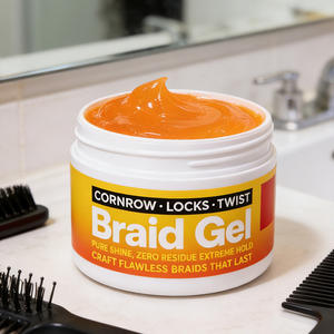Private Label Shine Braid ing <span class=keywords><strong>Gel</strong></span> Haarstyling-<span class=keywords><strong>Gel</strong></span> Nicht fettiges, extra haltbares, ordentliches Braid-<span class=keywords><strong>Gel</strong></span> - Product Image 5