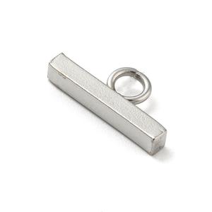 Plat solide en acier inoxydable taille personnalisée cercle <span class=keywords><strong>rond</strong></span> barre mode bijoux à bricoler soi-même Logo gravé OT fermoir à bascule - Product Image 2