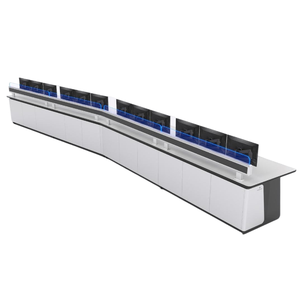 Fournisseur <span class=keywords><strong>prix</strong></span> d'usine poste de travail d'urgence personnalisé surveillance opérateur centre de commande affichage salle de commande console bureau - Product Image 1