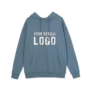Sudadera con Capucha Extra Grande para Mujer, con Bolsillos Tipo Canguro, Estilo Casual Urbano, Gruesa, de Color Sólido, MOQ Bajo, Personalizable - Product Image 5
