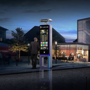 Señalización Inteligente OEM de Alto Brillo, 55 Pulgadas, Flecha Direccional, <span class=keywords><strong>Cartel</strong></span> Digital de Orientación para Exteriores, Legible, SDK para Metro - Product Image 4