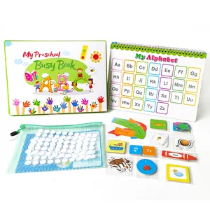 New Products My Preschool Learning Books Activity Books For Kids Custom Baby Toys Quiet Book Printing