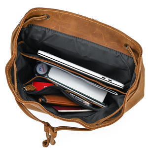 2025 sac à dos grande taille 16 pouces rétro hommes sac à dos en <span class=keywords><strong>cuir</strong></span> première couche peau de vache grande capacité <span class=keywords><strong>cartable</strong></span> - Product Image 5