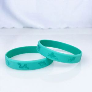 Bracelets en silicone personnalisés avec logo, bracelets de sport pas chers - Product Image 5