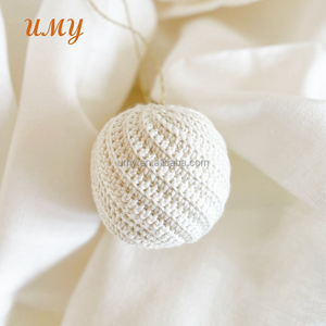 Adorno Navideño <span class=keywords><strong>de</strong></span> Ganchillo en Oferta, Esferas Navideñas Amigurumi, Decoraciones para Árboles, <span class=keywords><strong>Bolas</strong></span> - Product Image 5