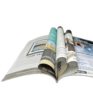 Chất lượng cao đầy đủ màu sắc bán buôn tùy chỉnh hoàn hảo ràng buộc bù đắp giấy thời trang bất động sản loạt Tạp Chí quảng cáo - Product Image 3