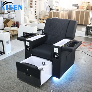 เก้าอี้นวดสปาเท้าสำหรับทำเล็บมือและเล็บเท้า รุ่น KISEN Modern Best Luxury Head Spa Equipment Lounge ระดับมืออาชีพ สำหรับร้านทำเล็บ - Product Image 6