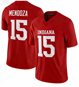 Camisetas de Fútbol Americano Universitario de Indiana para Hombre, 15 Fernando <span class=keywords><strong>Mendoza</strong></span>, 5 D'Angelo Ponds, Cosidas, Color Rojo - Product Image 6