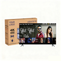 Téléviseur intelligent 55 pouces, télévision 4K 50 65 75 85 pouces, téléviseur LED avec Android WiFi, téléviseurs intelligents Google 32 pouces