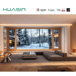 Huasin, Proveedor de <span class=keywords><strong>Ventanas</strong></span> de Madera Revestidas de Aluminio con Núcleo Sólido de Palisandro, Estándar Estadounidense 2026, Personalizadas - Product Image 3