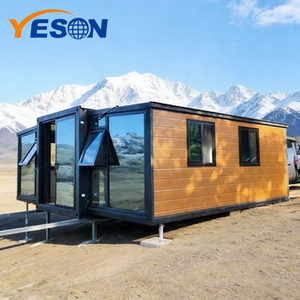 <span class=keywords><strong>Maison</strong></span> conteneur de luxe pliable, préfabriquée, extensible, compacte, modulaire, pour usage résidentiel et bureau, 40 pieds et 20 pieds, en vente, livrable par conteneur maritime - Product Image 3