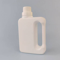 Bouteille de détergent à lessive HDPE blanc vert 500ml 16oz bouteille de détergent liquide vide soin des cheveux shampooing conteneur de lavage du corps