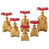 High Quality 1/2-4 Internal Thread Brass Gate Valve Used for Corrosion-resistant Brass Gate Valves in Water HVAC/piping Systems