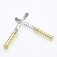Seringue en verre Luer Lock de 2 ml pour distillat d'huile, prête à être expédiée, emballage de concentré de 2,25 ml