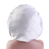 Bonnets en satin extra larges personnalisés pour dormir, Bonnets pour cheveux pour femmes noires tresses cheveux bouclés D16