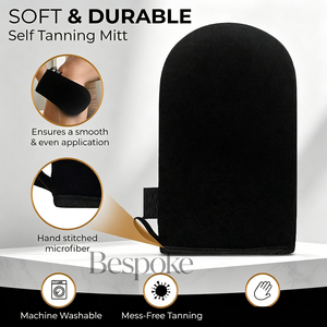 Kit Applicateur de Mousse Autobronzante avec Logo Personnalisé, Gant Autobronzant Noir, Rose, Marron, Beige, et Mitaine Autobronzante pour <span class=keywords><strong>le</strong></span> Pouce – Vente en Gros - Product Image 5