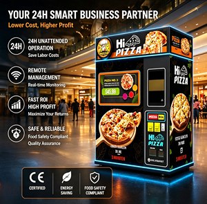 Robot distributeur de pizzas IPLAYSMART Auto Express Cartoon avec <span class=keywords><strong>four</strong></span> infrarouge, machine <span class=keywords><strong>à</strong></span> pizzas intelligente, distributeur automatique de pizzas - Product Image 3