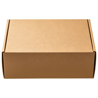 Boîtes en carton ondulé de couleur unie, boîtes de livraison express personnalisées, boîtes d'avion, boîtes en papier écologiques, vente en gros