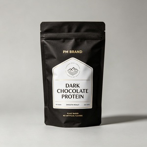 Custom Logo Home <b>Compostable</b> Kraft Paper Food <b>Bag</b> with PBAT Liner Eco Friendly Stand Up Pouch Coffee Bean Nuts Packaging <b>bags</b> - Product Image 2