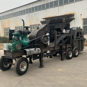 Mini kleine <span class=keywords><strong>mobile</strong></span> Hammer Zerkleinerung tragbare Steinbruch Diesel Rock Gold Pflanze Steinbrecher Maschine zu verkaufen - Product Image 4