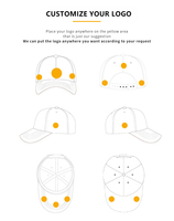 Cappellino da Baseball Sportivo Classico di Alta Qualità Personalizzato con Stampa Mimetica Leopardata e Logo Ricamato, 5 Pannelli in Oxford con Chiusura Snapback