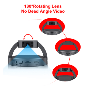 1080P Full HD <span class=keywords><strong>Mini</strong></span> Máy Ảnh Kỹ Thuật Số DV DVR Video Recorder Máy Quay Phim Cho Cuộc Họp Ghi Âm Được Xây Dựng-Trong 1500MAh Pin Webcamera - Product Image 3