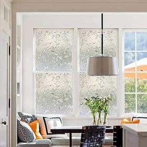 <span class=keywords><strong>Film</strong></span> de fenêtre statique pour la maison, autocollant de fenêtre statique givré pour la protection de la vie privée - Product Image 2