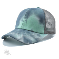 Casquettes de camionneur de baseball avec queue de cheval en spandex pour femmes, avec attache pour queue de cheval