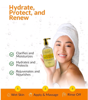 Savon Corporel Bio Éclaircissant Riche en Vitamine E, Gel Parfumé à Étiquette Personnalisée pour une Réparation Efficace de la Barrière Cutanée et un Lavage Hydratant