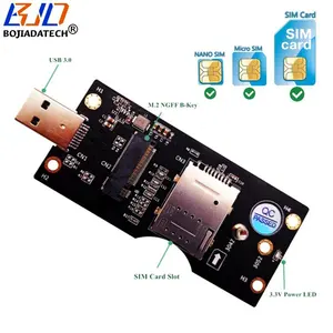 M.2 M2 NGFF 키 B USB 3.0 무선 모듈 어댑터 카드 SIM 슬롯 5G 4G LTE GSM 모뎀