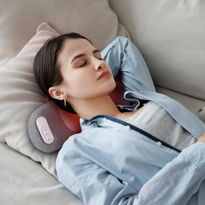 TAHATH Coussin de massage chauffant USB rechargeable pour le cou et le corps, en mousse à mémoire de forme, pétrissage profond, contrôle par minuterie pour le soulagement de la douleur, maison, bureau, voiture - Product Image 5